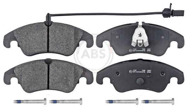 Compre 37587 ABS Sapatas do freio dianteiras de disco
