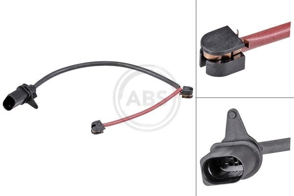  Sensor dianteiro de desgaste das sapatas do freio Audi A8 D3 sedan (4E2, 4E8) (2002 - 2010) D3