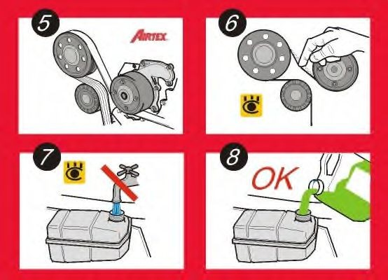 Compre 1857 Airtex Bomba de água (bomba) de esfriamento