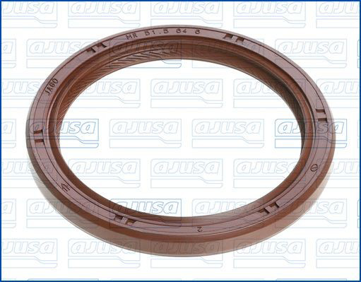Vedação dianteira de cambota de motor MQ909905 Mitsubishi