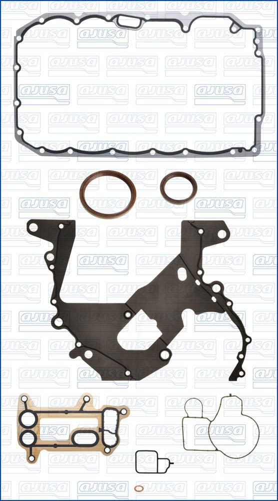Compre 54163900 Ajusa Kit inferior de vedantes de motor