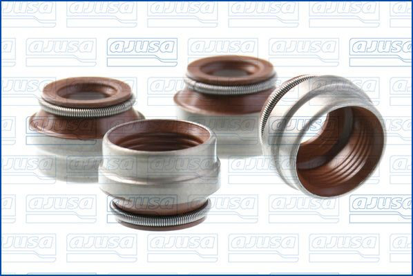 Compre 57004900 Ajusa Vedação de válvula (coletor de óleo), admissão/escape, kit para um motor