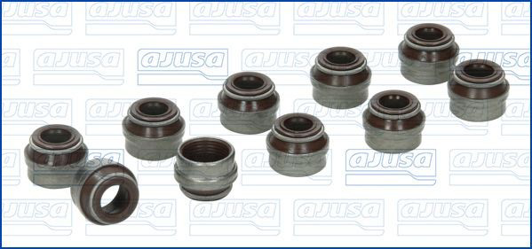 Compre 57005000 Ajusa Vedação de válvula (coletor de óleo), admissão/escape, kit para um motor