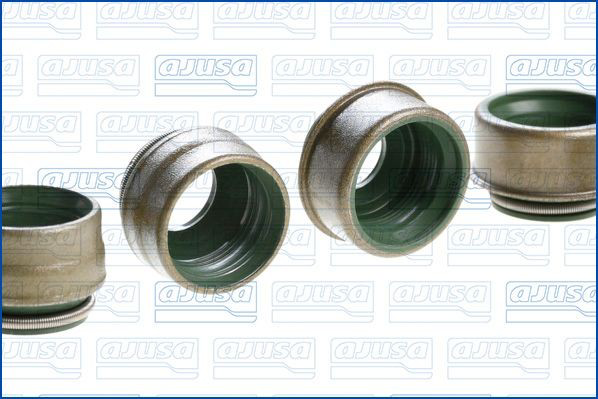 57010100 Ajusa Vedação de válvula (coletor de óleo), admissão/escape, kit para um motor