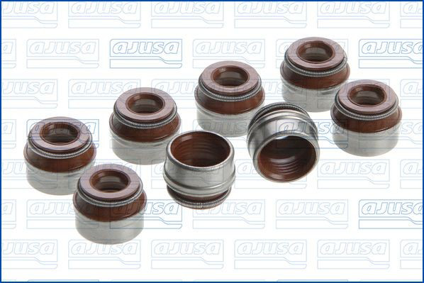 Vedação de válvula (coletor de óleo), admissão/escape, kit para um motor Ajusa 57013400