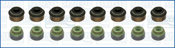 57015400 Ajusa Vedação de válvula (coletor de óleo), admissão/escape, kit para um motor
