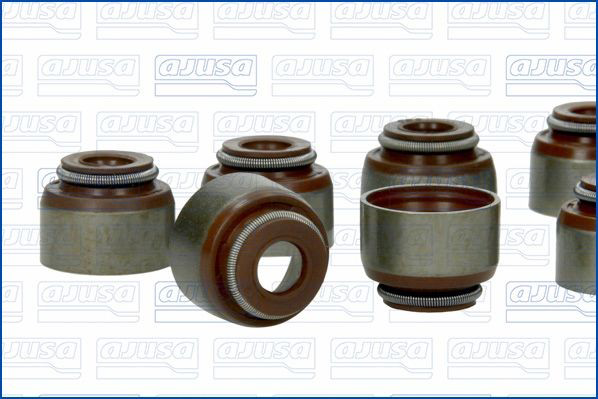 Compre 57016600 Ajusa Vedação de válvula (coletor de óleo), admissão/escape, kit para um motor