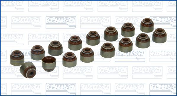 Vedação de válvula (coletor de óleo), admissão/escape, kit para um motor 57016600 Ajusa