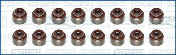 Vedação de válvula (coletor de óleo), admissão/escape, kit para um motor Ajusa 57016600