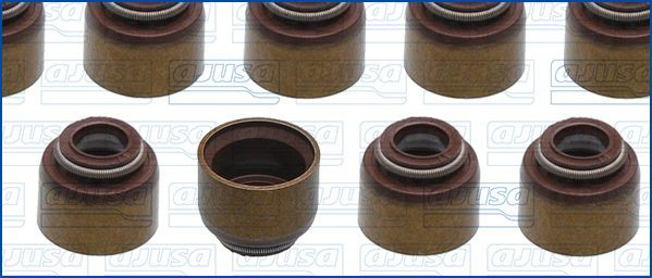 Vedação de válvula (coletor de óleo), admissão/escape, kit para um motor Ajusa 57019000