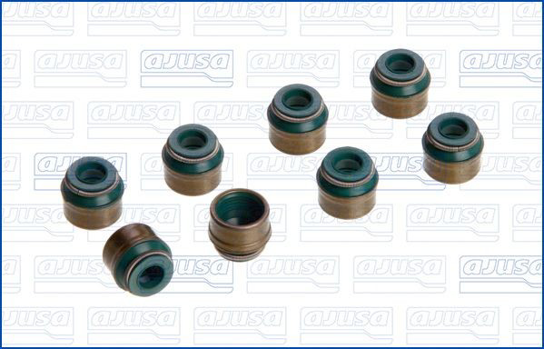 Compre 57023300 Ajusa Vedação de válvula (coletor de óleo), admissão/escape, kit para um motor
