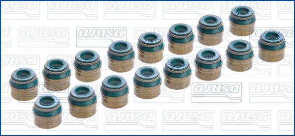 Vedação de válvula (coletor de óleo), admissão/escape, kit para um motor Ajusa 57023600