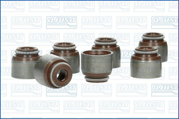 Compre 57024800 Ajusa Vedação de válvula (coletor de óleo), admissão/escape, kit para um motor