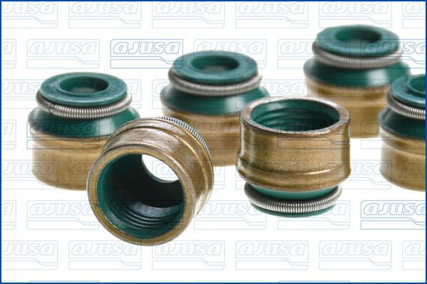 Compre 57025500 Ajusa Vedação de válvula (coletor de óleo), admissão/escape, kit para um motor