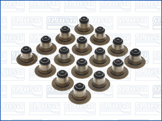 Compre 57027400 Ajusa Vedação de válvula (coletor de óleo), admissão/escape, kit para um motor