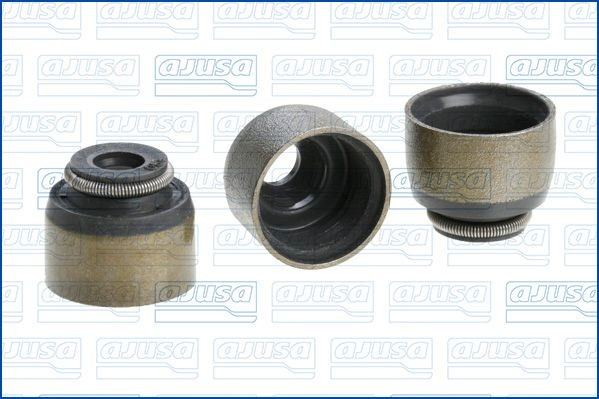 Compre 57031400 Ajusa Vedação de válvula (coletor de óleo), admissão/escape, kit para um motor