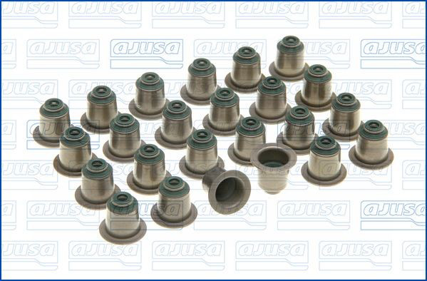 Compre 57032100 Ajusa Vedação de válvula (coletor de óleo), admissão/escape, kit para um motor