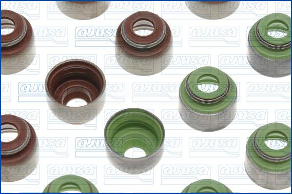 Compre 57038300 Ajusa Vedação de válvula (coletor de óleo), admissão/escape, kit para um motor