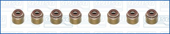 Vedação de válvula (coletor de óleo), admissão/escape, kit para um motor 57041000 Ajusa