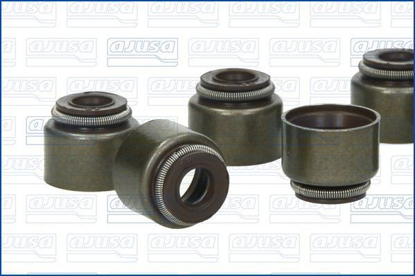 Compre 57041000 Ajusa Vedação de válvula (coletor de óleo), admissão/escape, kit para um motor