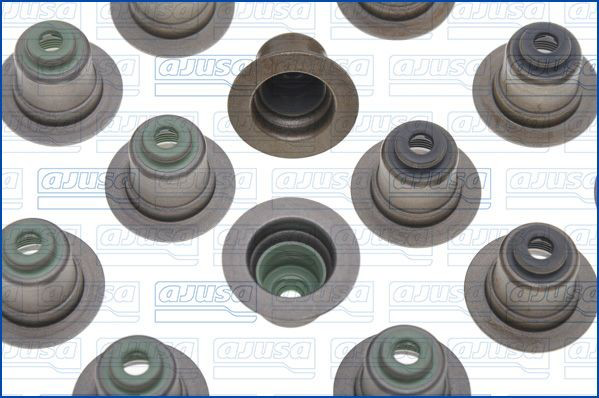 Compre 57043100 Ajusa Vedação de válvula (coletor de óleo), admissão/escape, kit para um motor