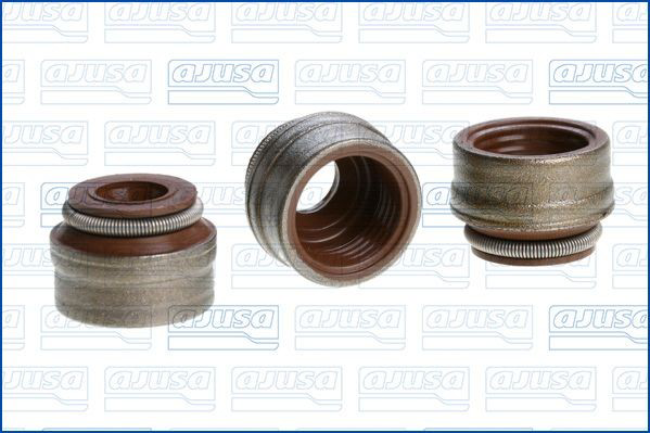 Compre 57047900 Ajusa Vedação de válvula (coletor de óleo), admissão/escape, kit para um motor