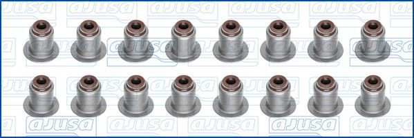 Vedação de válvula (coletor de óleo), admissão/escape, kit para um motor 57053100 Ajusa