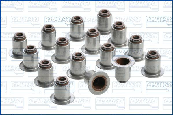 Compre 57053100 Ajusa Vedação de válvula (coletor de óleo), admissão/escape, kit para um motor