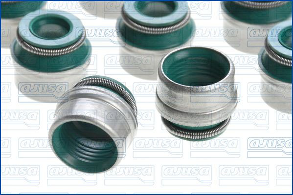 Compre 57057800 Ajusa Vedação de válvula (coletor de óleo), admissão/escape, kit para um motor