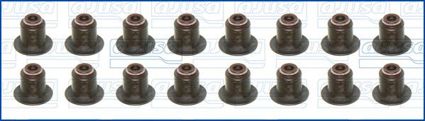 57089600 Ajusa Vedação de válvula (coletor de óleo), admissão/escape, kit para um motor