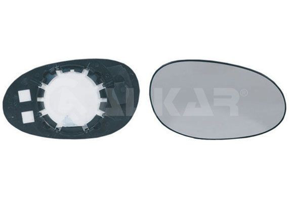 6402010 Alkar Elemento espelhado do espelho de retrovisão direito