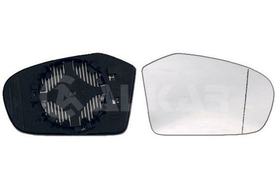 6413557 Alkar Elemento espelhado do espelho de retrovisão direito