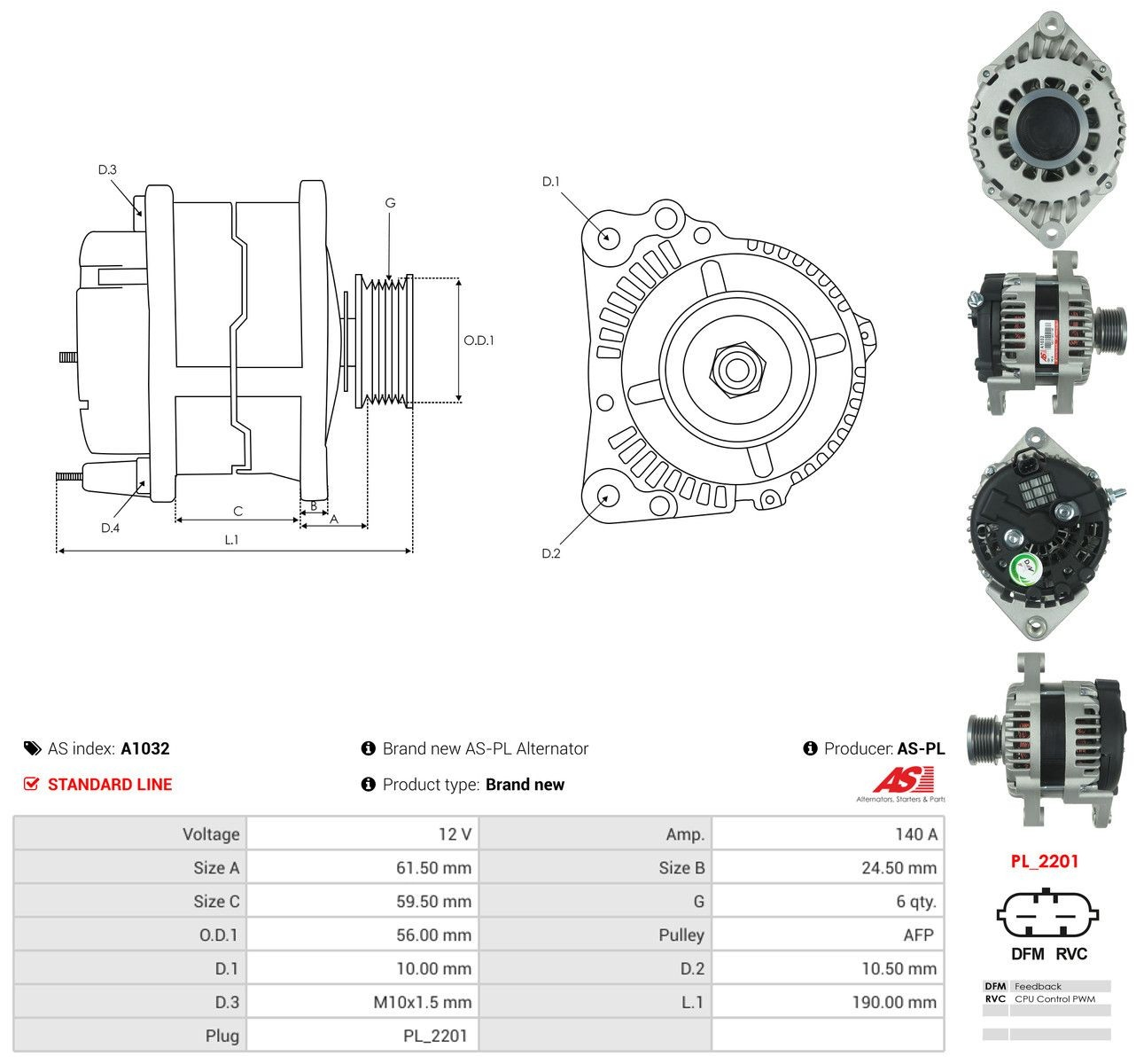 Compre A1032 As-pl Gerador