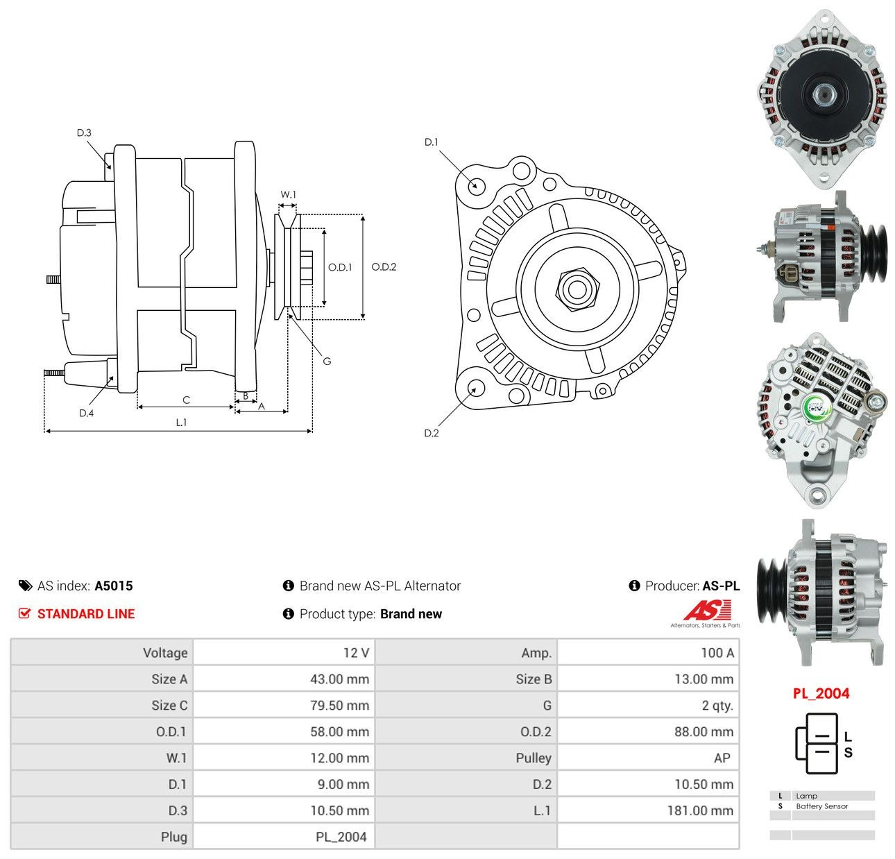 Compre A5015 As-pl Gerador