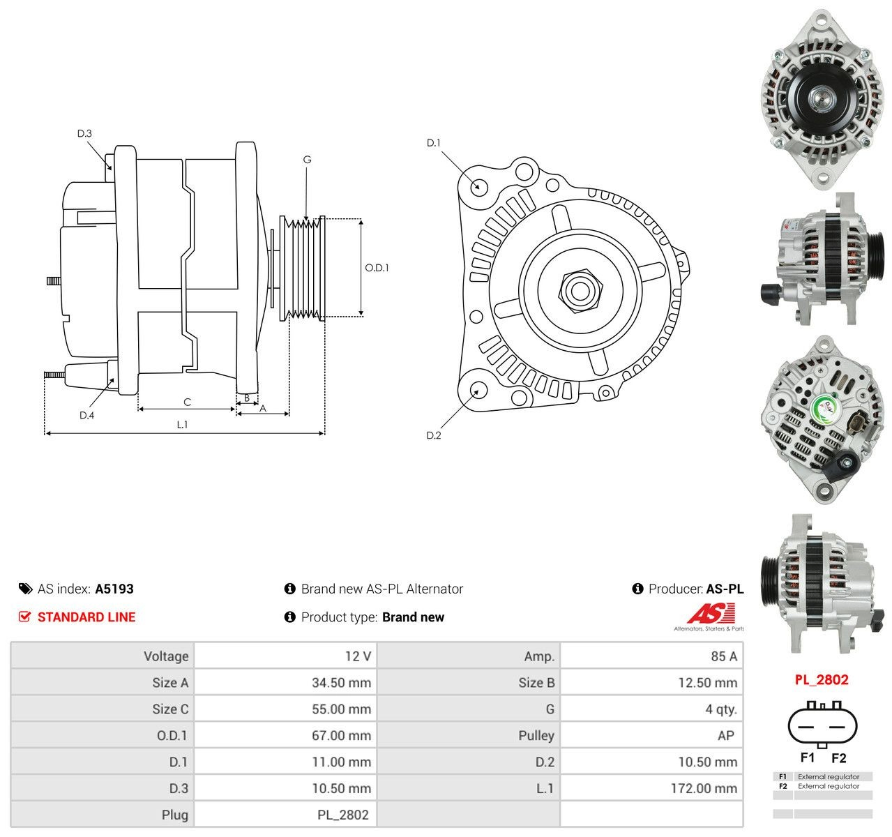 Compre A5193 As-pl Gerador
