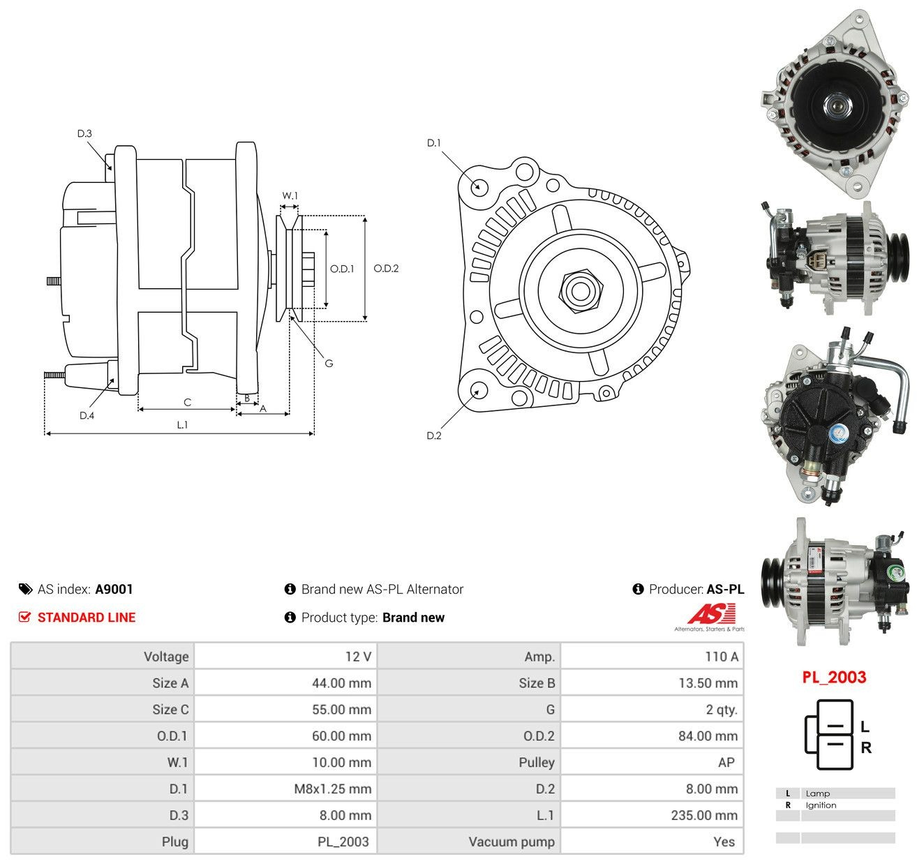 Gerador As-pl A9001 preço, a partir de 219,80 USD
