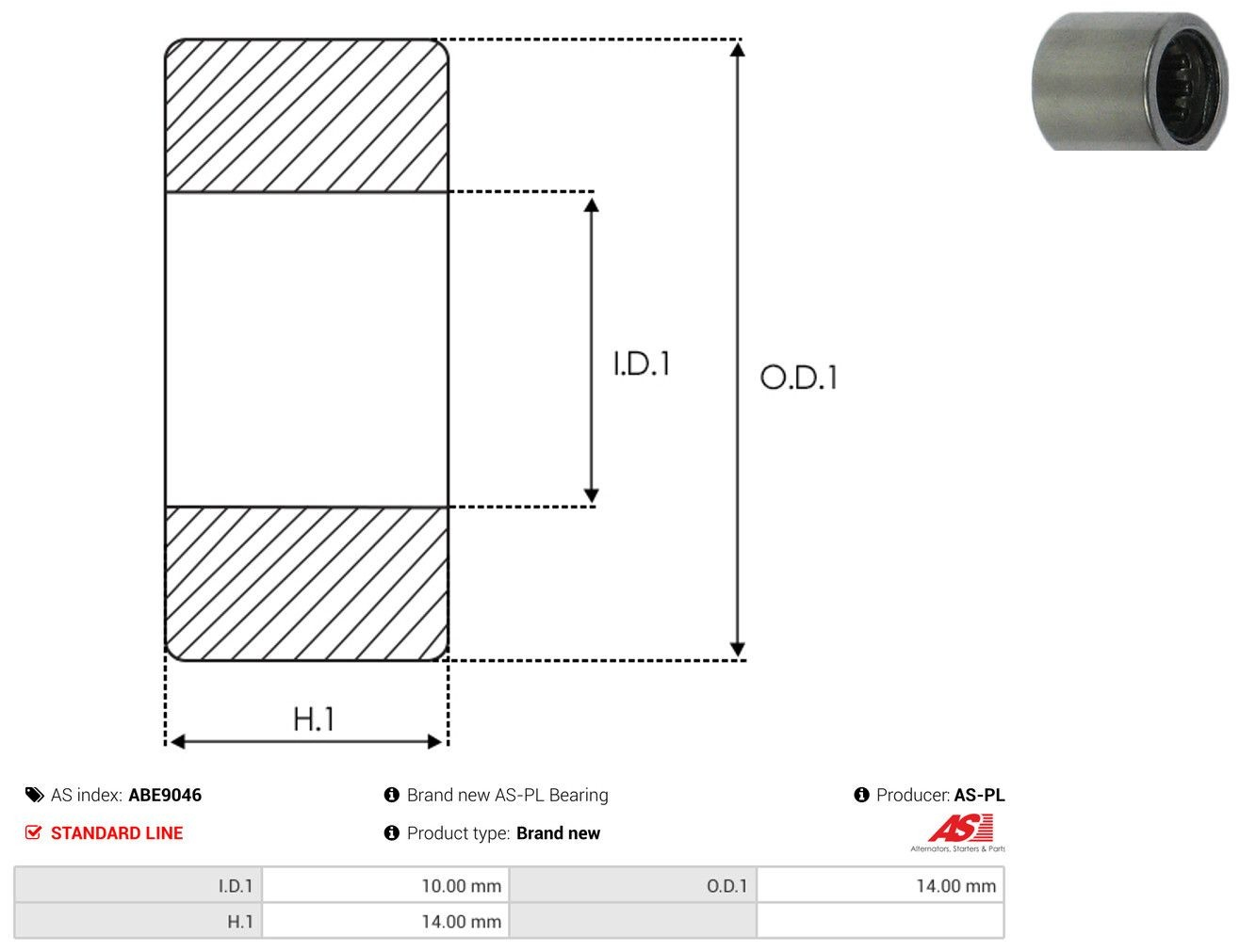 Compre 1000917004 Bosch Rolamento do motor de arranco
