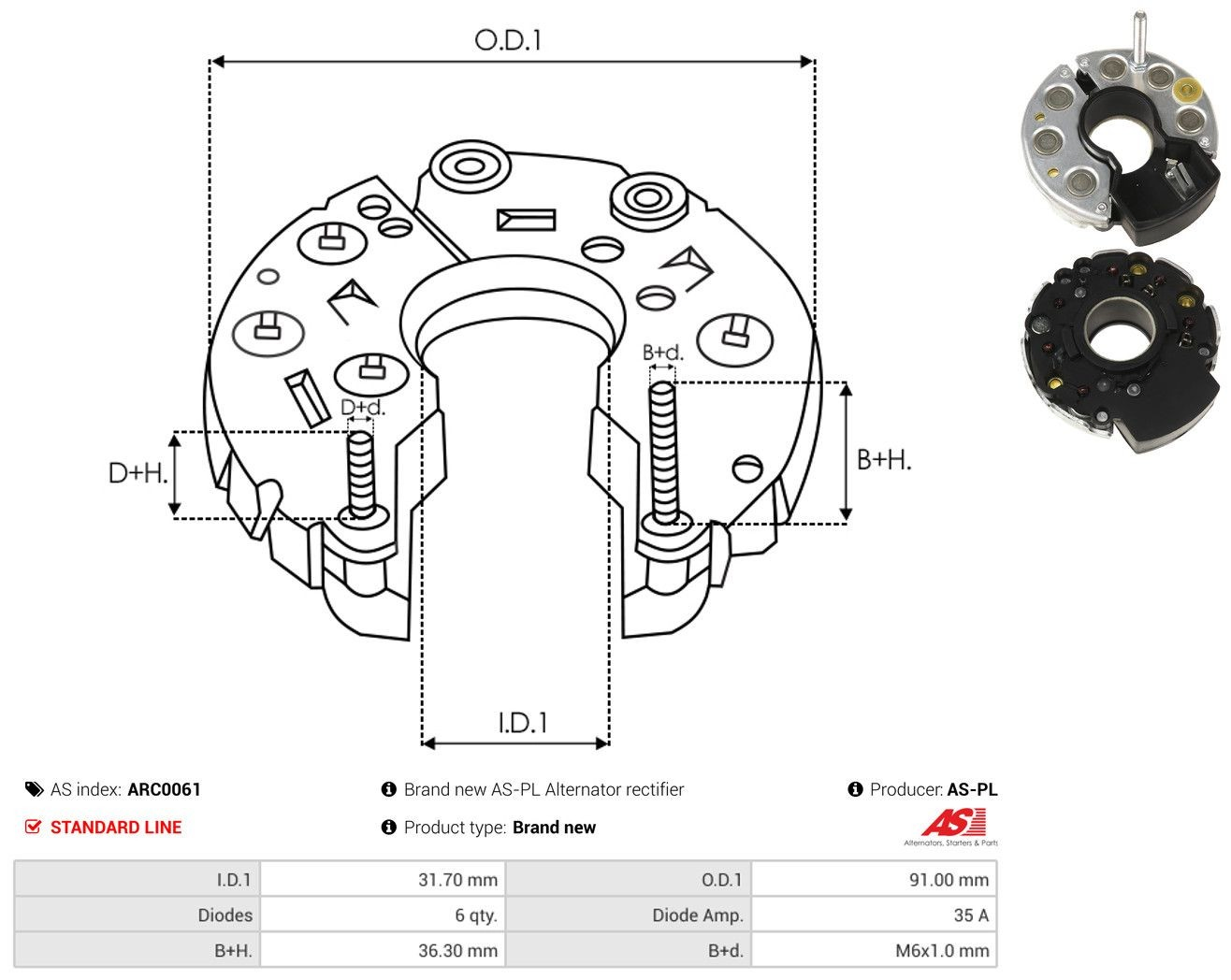 Eixo de diodos do gerador John Deere AL27374 preço, a partir de 28,43 USD