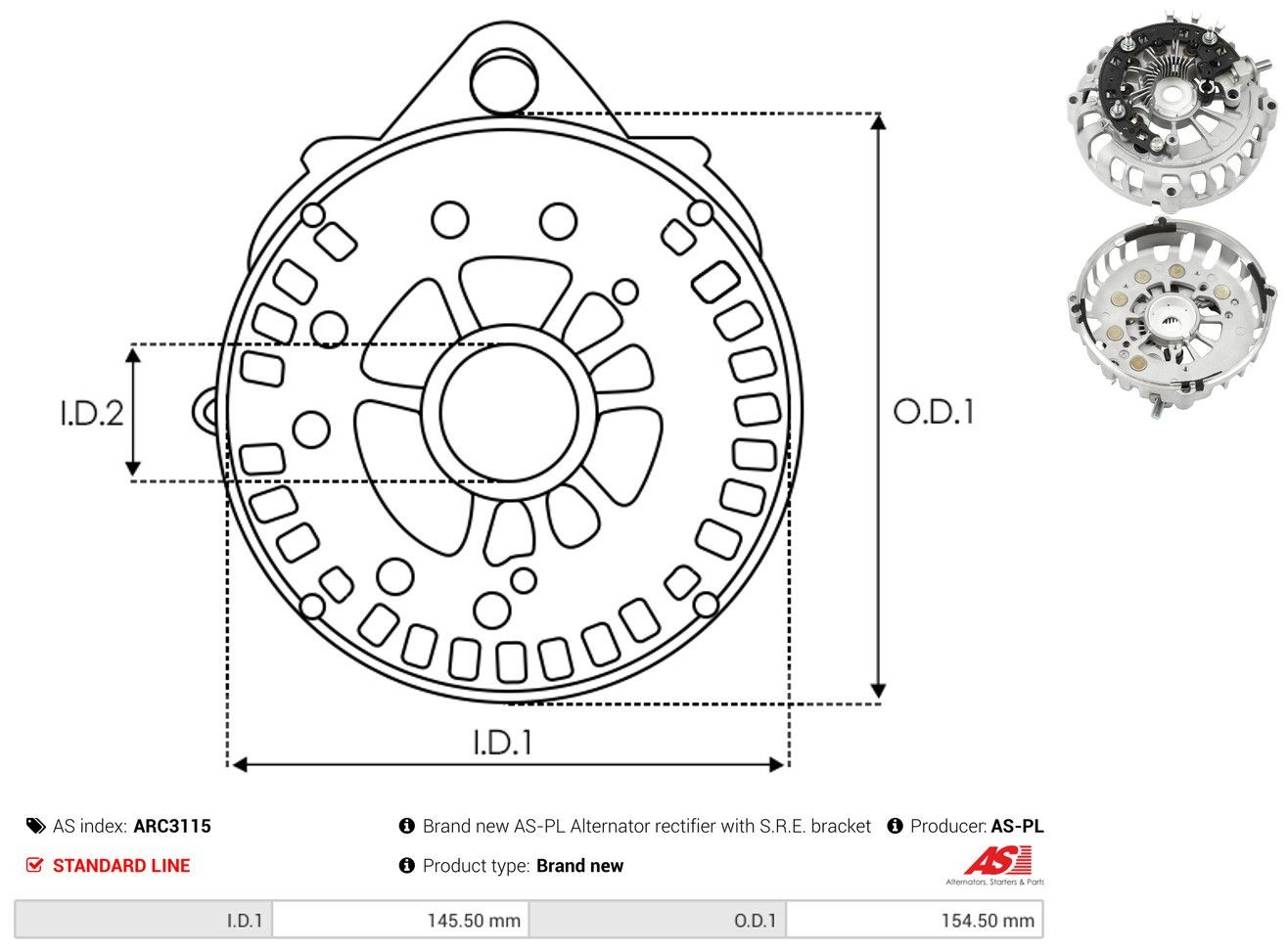 Eixo de diodos do gerador BMW X3 preço, a partir de 63,37 USD