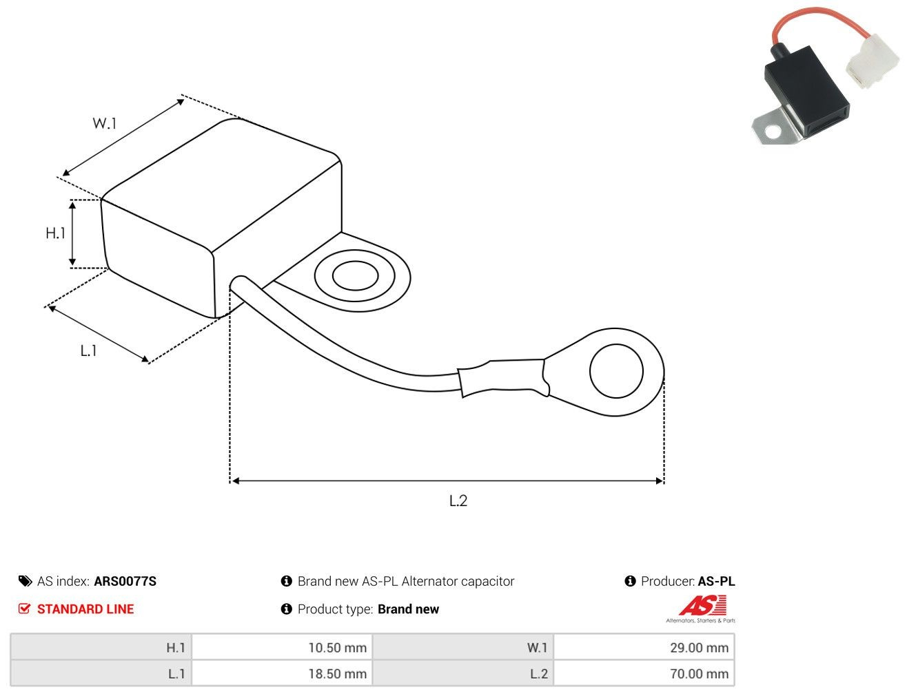 Condensador do gerador Bosch 290800036 preço, a partir de 16,88 USD