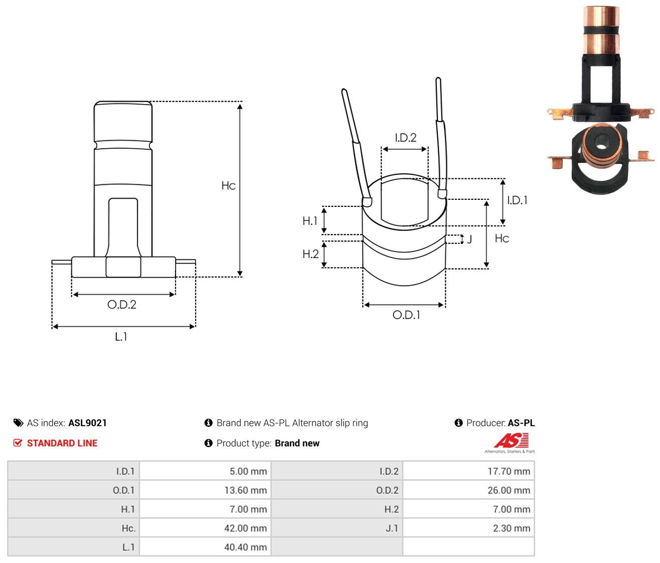 F032239930ZDL Cargo Tubo coletor de rotor do gerador