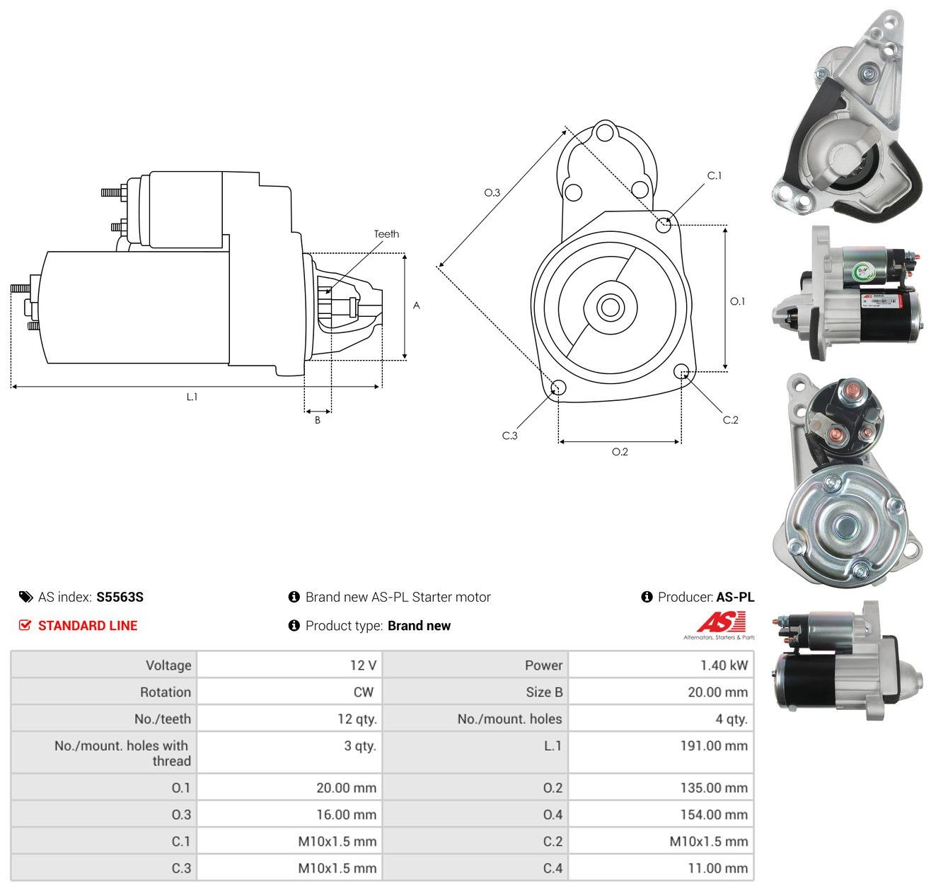  Motor de arranco Renault Megane IV coupé (LV) (2018 - 2026) IV