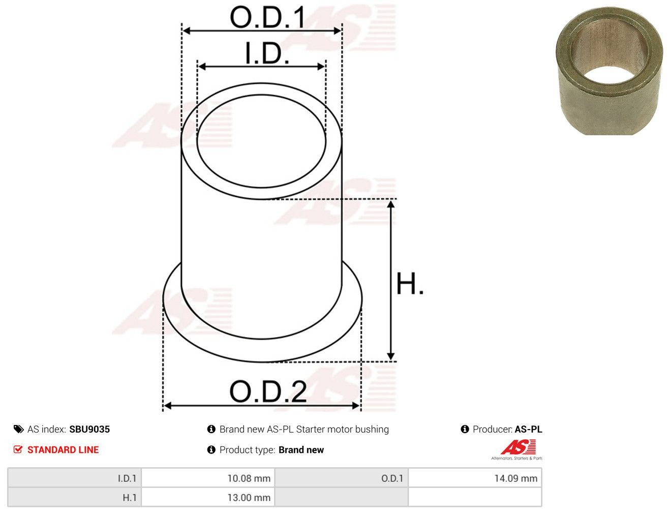  Bucha do motor de arranco Audi A4 Avant B8 carrinha (8K5) (2007 - 2015) Avant B8