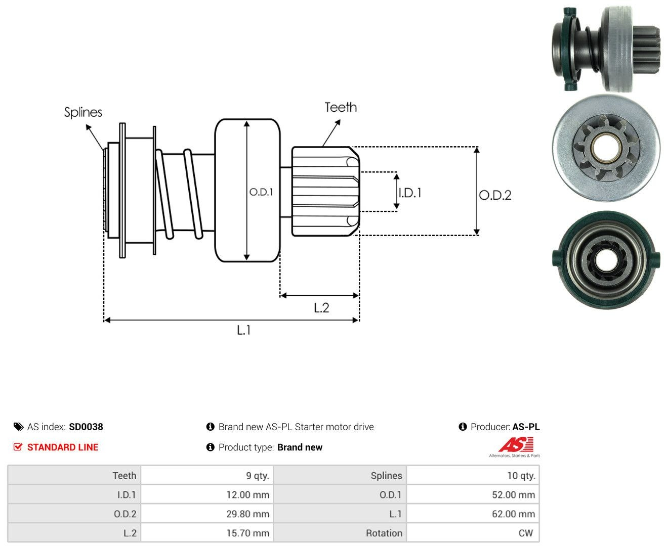  Roda-livre do motor de arranco Jeep Grand Cherokee I SUV (Z) (1995 - 1999) I