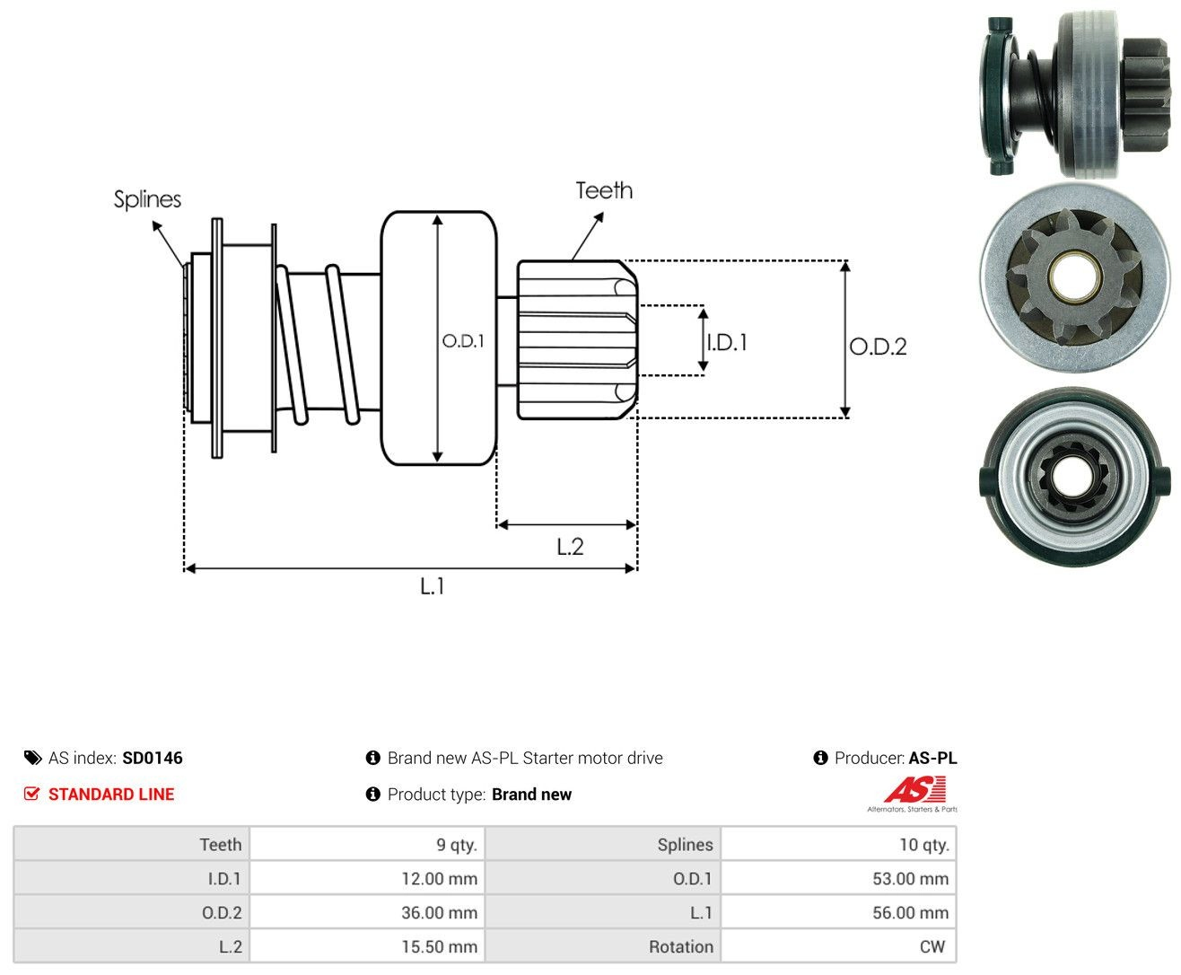 Compre Roda-livre do motor de arranco Renault Trucks Mascott 
