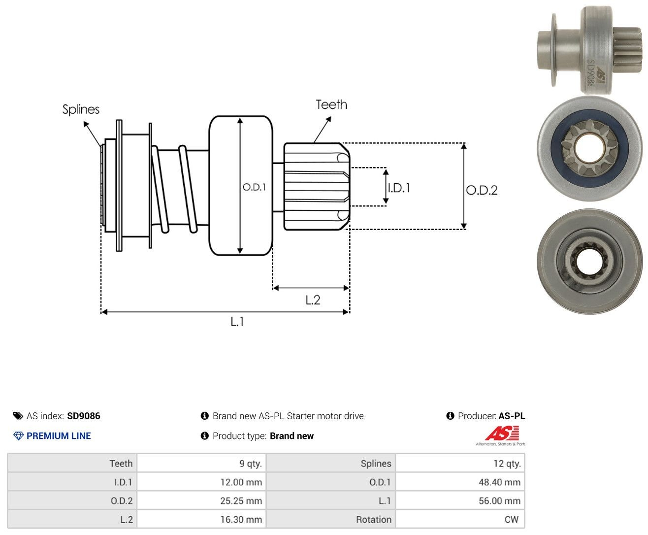 Roda-livre do motor de arranco Mahle Original MX194 preço, a partir de 9,83 USD