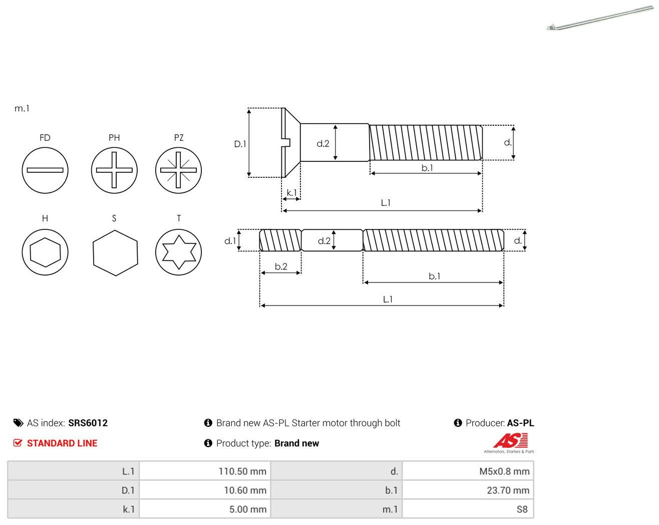  Kit de reparação do motor de arranco Volkswagen Passat CC B6 sedan (357) (2008 - 2012) CC B6