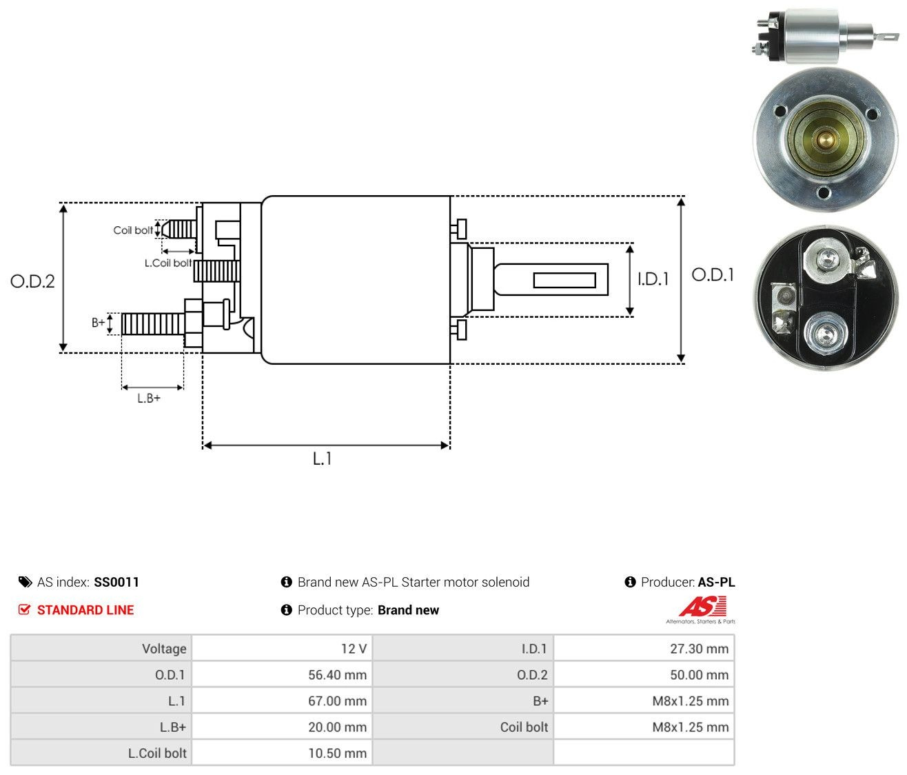  Relê retrator do motor de arranco Volvo V70 I carrinha (LV) (1997 - 2000) I