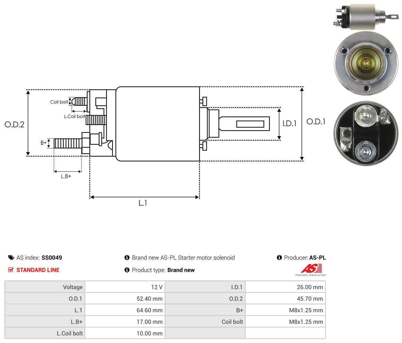 Compre Relê retrator do motor de arranco Smart FORTWO 