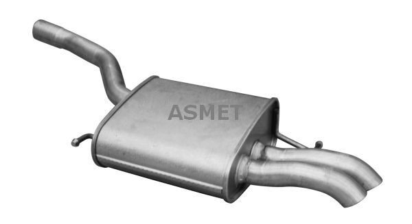 Silenciador, parte traseira para Volkswagen Passat B6 3C2